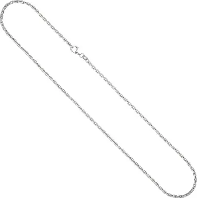 Produktbild von 2mm Ankerkette Kette Collier Halskette aus 925 Silber rhodiniert 60cm