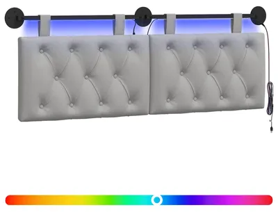 Produktbild von Hängendes Kopfteil Mit LED Licht Wolkengrau Stoff