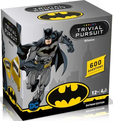 Obrázek produktu pro Hasbro Batman Trivia Game - karetní hra Trivial Pursuit 600 otázek
