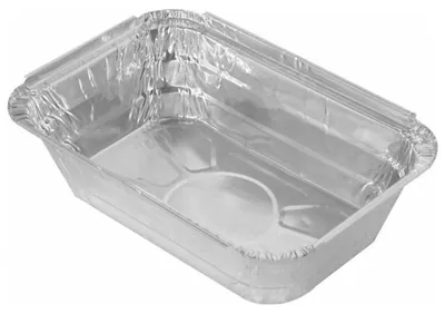 Produktbild von 20x Alu-Pastaschale Servierschale eckig 935ml 194x142x55mm