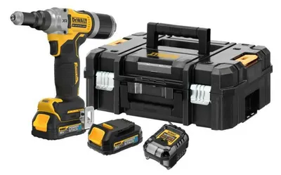 DEWALT Akku-Nietzange 18V DCF414E2GT 20kN 30mm POWERSTACK GFN TSTAK