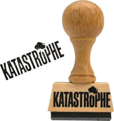 Produktbild von Katastrophe Holzstempel