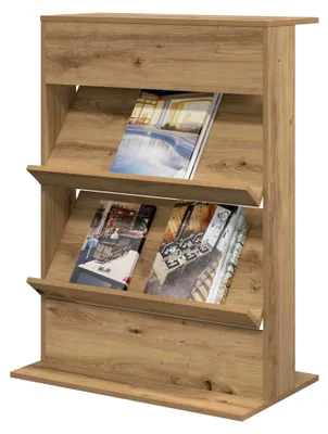 Produktbild von Zeitschriftenständer aus Holzwerkstoff - Moderner Einrichtungsgegenstand für Wohnzimmer und Büro