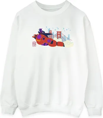 Produktbild von Disney - "Big Hero 6" Sweatshirt für Herren BI15177 (L) (Weiß)