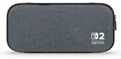 Zdjęcie produktu dla PowerA NSCS0528-01, Etui zamykane, Nintendo, Szary, Tkanina, Nintendo Switch 2, Switch 2