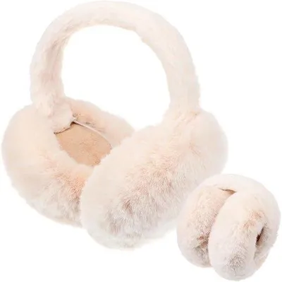 Produktbild von Famanu Ohrwärmer für Winterschutz - Weich und warm, aus Kunstfell, plüschig