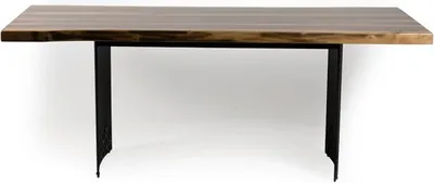 Produktbild von Luxus Tisch Braun Edelstahl Design Esstische Holz Modern Esstisch Neu