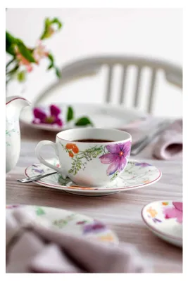 Produktbild von Mariefleur Basic Kaffeetasse mit Untertasse 2tlg.