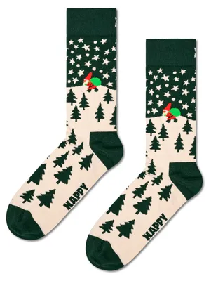 Produktbild von Happy Socks Santa On The Way Crew-socken Beige EU 36-40 Mann Beige EU 36-40