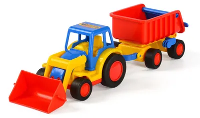 Productafbeelding van Cavallino Basis Tractor met schop en aanhanger