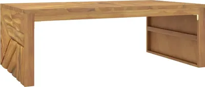 Immagine prodotto di vidaXL Tavolino 110x60x38 cm in legno massiccio teak