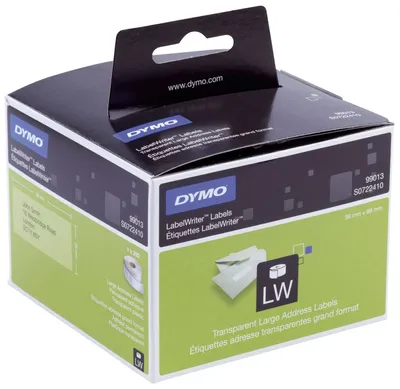 Productafbeelding van Dymo® S0722410 LabelWriter™ Etikettenrollen - Adressetikett, 36 x 89 mm, transparent