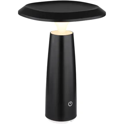 Produktbild von Tischlampe kabellos mit Akku Touch Dimmer Tischleuchte Dimmbar schwarz 21022