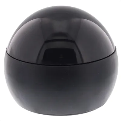 Obrázek produktu pro Podlahová zarážka WAGNER BLACK DELUXE - Ø 45 x 40 mm, plast, lesklá černá, samolepicí, odnímatelná - 15522311