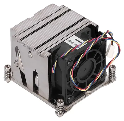 Image de Dissipateur thermique pour processeur 2U – Système de refroidissement actif pour ordinateur, compatible avec le socket LGA 2011 – SNKP0048AP4