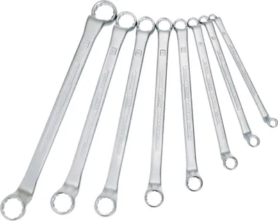 Produktbild von HAZET Doppel-Ringschlüsselsatz 630/12 200mm Chrom-Vanadium-Stahl