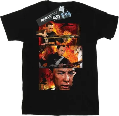 Produktbild von Star Wars - "Rogue One Chirrut" T-Shirt für Herren BI45648 (XL) (Schwarz)