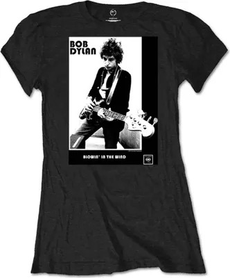 Produktbild von Bob Dylan Blowing in the Wind Black M Damen T-Shirt