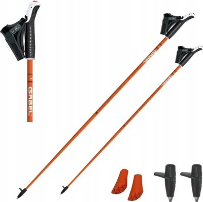 Imagen del producto de Bastones para Nordic Walking GABEL X-1.35, color naranja, 125 cm
