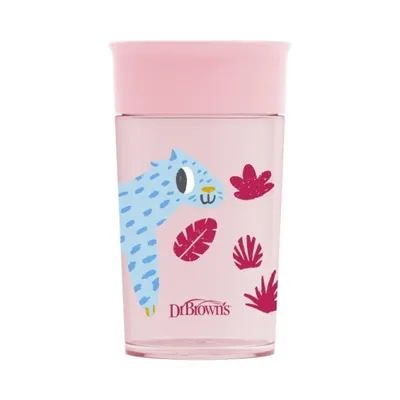 Immagine prodotto di Tazza Cheers360 Dr Brown's Milestones, 284 ml, rosa