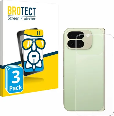 Produktbild von 3x BROTECT Schutzglas für Google Pixel 10 Pro Fold (Rückseite) Schutzfolie Panzer Folie Glas Display Schutz klar