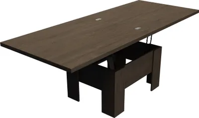 Image de MINIO go for it, table "Eryk" 100-200cm, pliable, couleur Frêne foncé