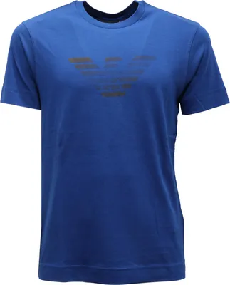 Immagine prodotto di 3134AG maglia uomo EMPORIO ARMANI Cotone blue t-shirt man