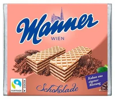 Immagine prodotto di Wafle Manner czekoladowe 75 g