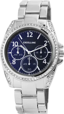 Produktbild von Excellanc Damenuhr mit Metallarmband