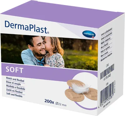 Produktbild von Hartmann DermaPlast® SOFT Wundpflaster - 200 Stück | Packung (200 Stück)
