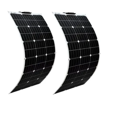Obrázek produktu pro Sada solárních panelů, 200W flexibilní panely, kompatibilní s 12V baterií, 2x 100W