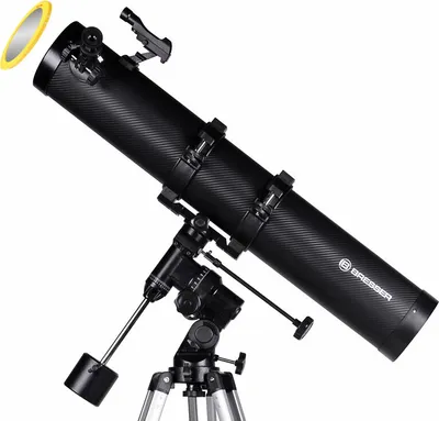 Produktbild von Bresser Galaxia 114/900 EQ Spiegelteleskop carbon design