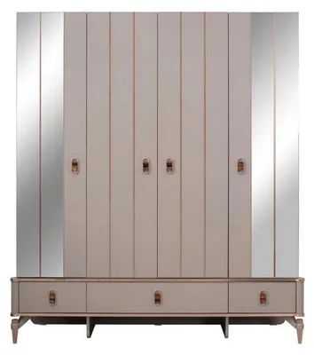 Immagine prodotto di Armadio Armadio per bambini Armadio in legno Armadio in legno Beige Specchio