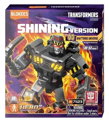 Obrázek produktu pro Stavební figurka Transformers Shining Version 03 Shattered Universe Blokees