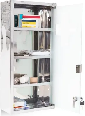 Image de Armoire à pharmacie en acier inoxydable
