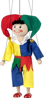 Obrázek produktu pro Loutka Šašek 43 cm, vícebarevná, 18117E