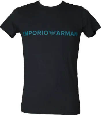 Immagine prodotto di T-shirt uomo EMPORIO ARMANI maglia mezza manica girocollo con logo stampato cotone elasticizzato articolo 111035 2F516, EUR XL - CN 180/100A - BR EG - MX EG, Cotone 95%,Spandex 5%