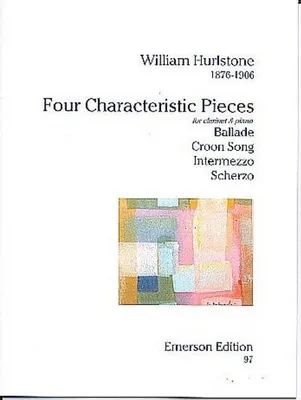 Produktbild von 4 characteristic Piecesfor clarinet and piano