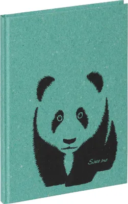 Produktbild von PAGNA Notizbuch A5 Save me 128S. dotted lines, Panda