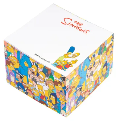 Obrázok produktu pre Blokček poznámok "The Simpsons", 8 x 8 cm