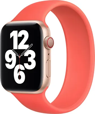 Produktbild von Silikon Solo Loop für das Apple Watch | 44/45/46/49 mm - Größe 10 - Pink Citrus