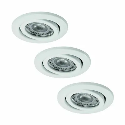 Immagine prodotto di Set di luci da incasso a LED GU10 230V bianco 3x3,5W Nice Price 3323