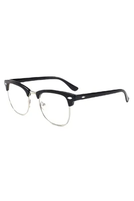 Produktbild von VeyRey-Brille blockiert blaues Licht Halbbild Gadson black