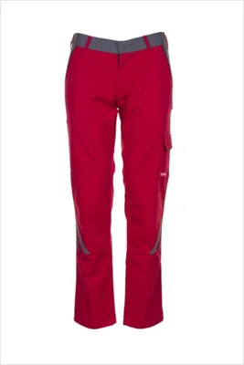Produktbild von Planam Bundhose Highline Damen Gr. 40 rot/schiefer/schwarz