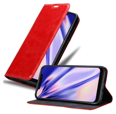Produktbild von Cadorabo Hülle für Xiaomi Pocophone F1 Schutz Hülle in Rot Handyhülle Etui Case Cover Magnetverschluss