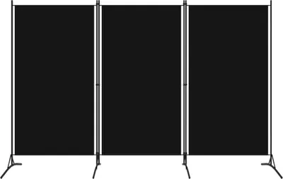 Obrázek produktu pro 3dílný paraván černý 260 x 180 cm