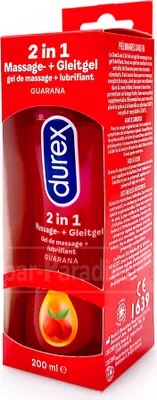 Obrázek produktu pro Durex Play 2v1 - masážní gel a lubrikant s guaranou 200 ml
