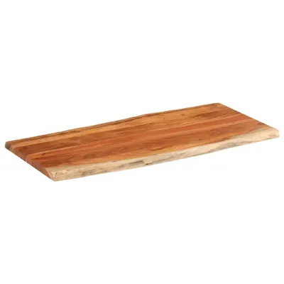 Produktbild von "Winteraktion" Tischplatte 140x60x3,8cm Rechteckig Massivholz Akazie Baumkante - Tischplatten CC16259