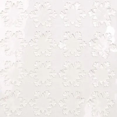 Produktbild von Gelsticker Schneeflocke transparent 16 Sticker