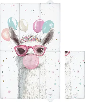 Obrázek produktu pro CEBA BABY Podložka přebalovací cestovní (80x50) Basic Crazy Lama